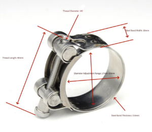 single bolt hose clamp